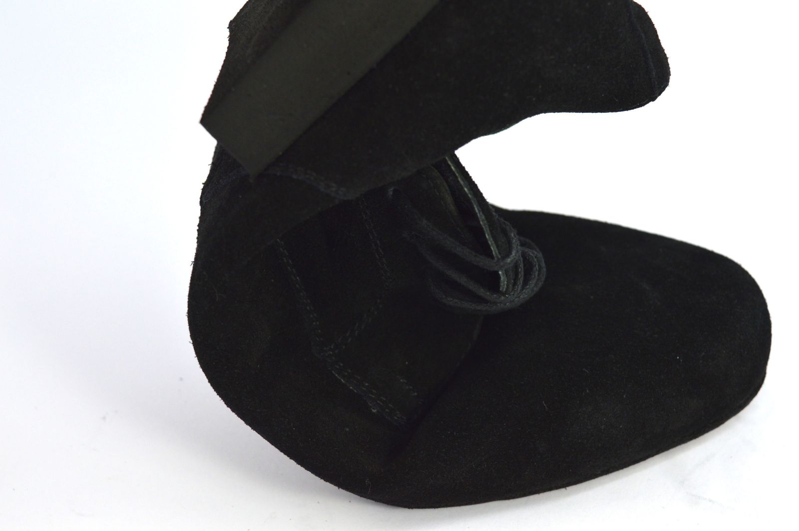 Ανδρικό παπούτσι χορού αργεντίνικου τάνγκο από μαύρο σουέτ δέρμα